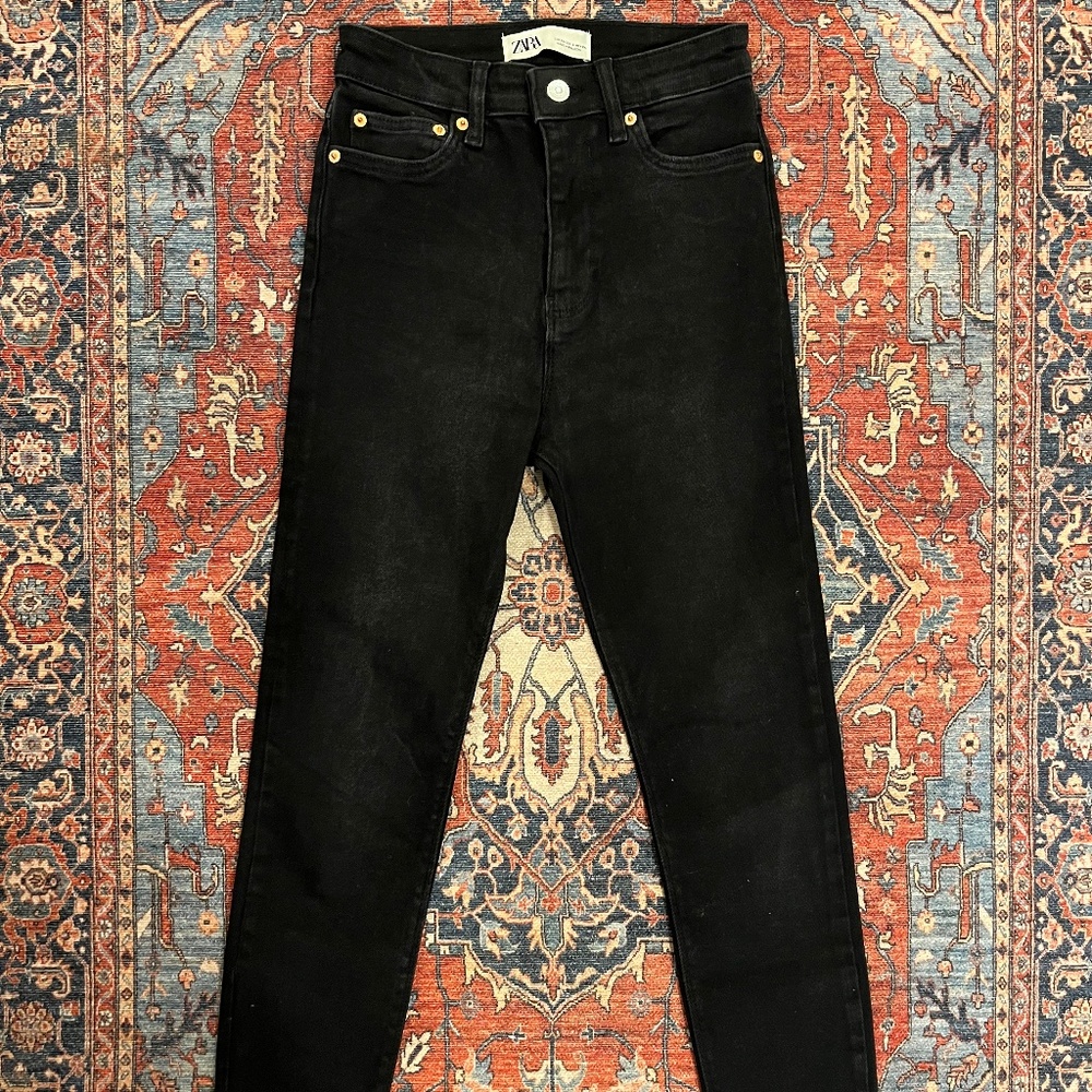NWOT Zara High Waisted Skinny Jeans